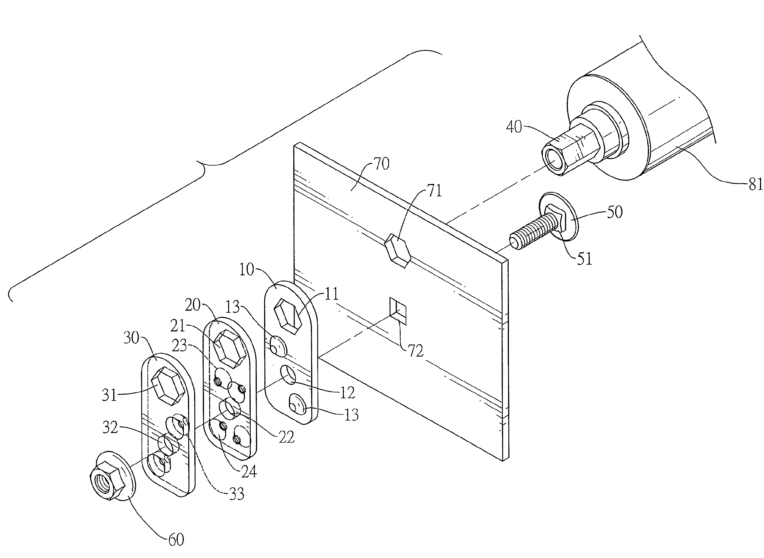 Roller mount for a roller of a conveyer