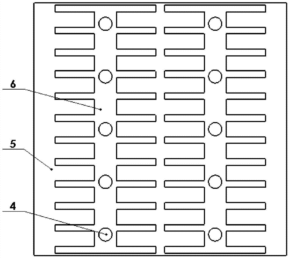 Combined heat dissipation device of power battery pack