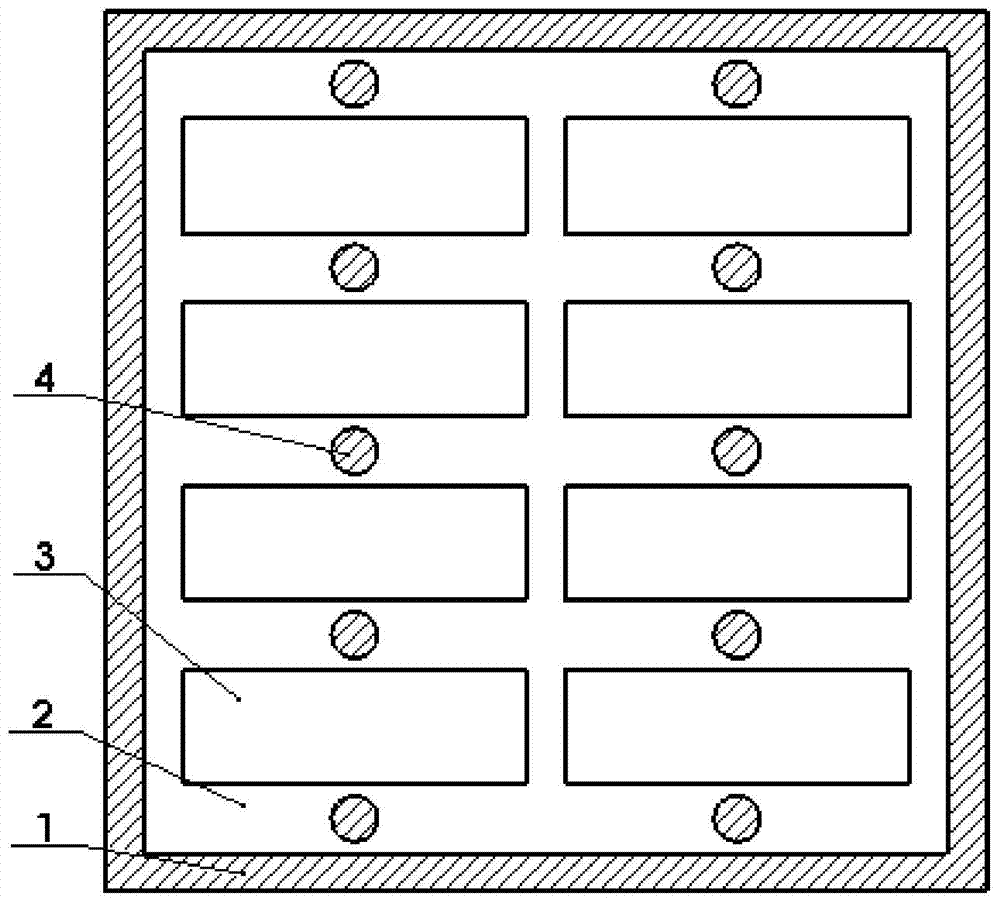 Combined heat dissipation device of power battery pack