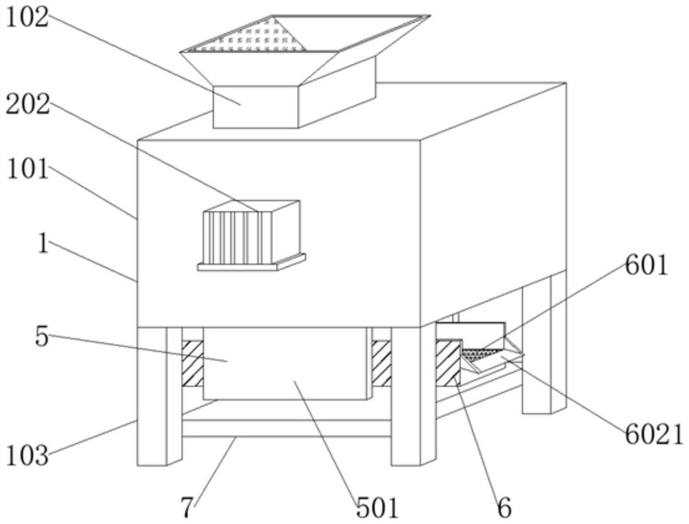 Vibration separation shiny-leaved yellowhorn shelling device