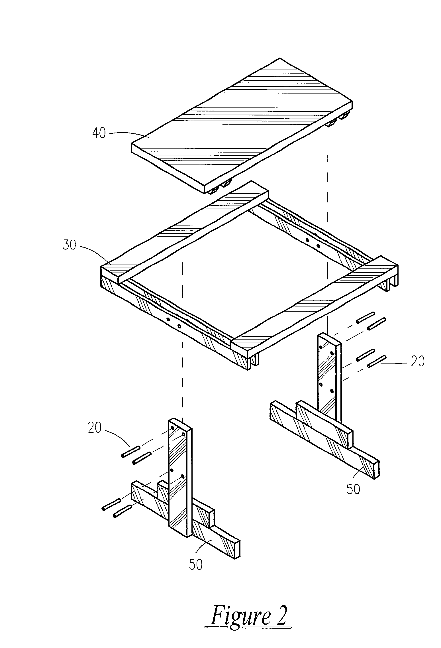 Modular picnic table