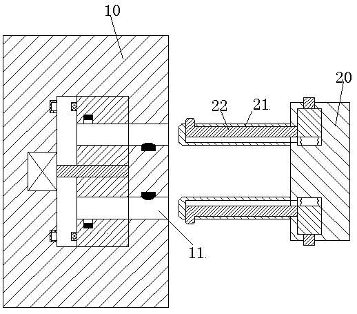 Safety plugging-connection mechanism for electrical appliance energization