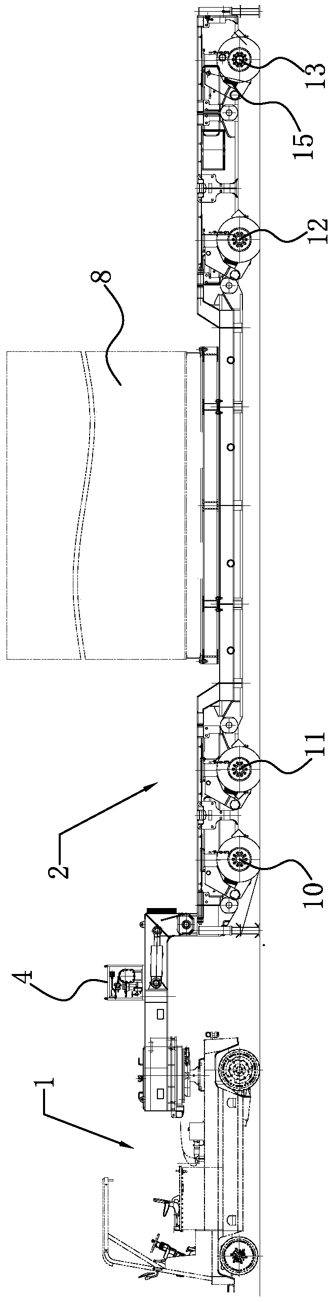 Explosion proof type perpendicular highway transport cart