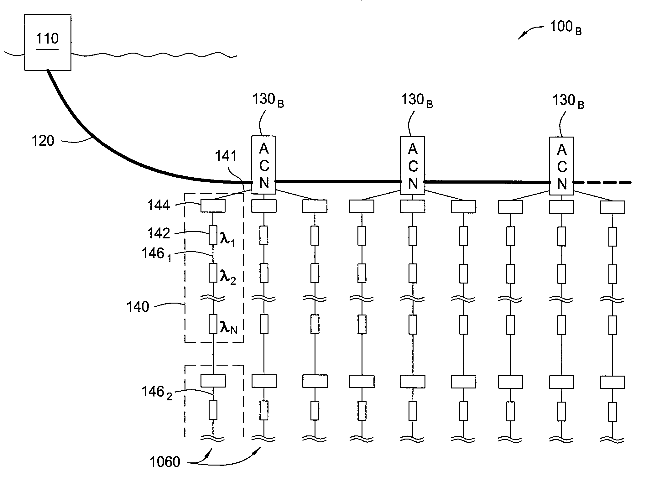 Seismic streamer array