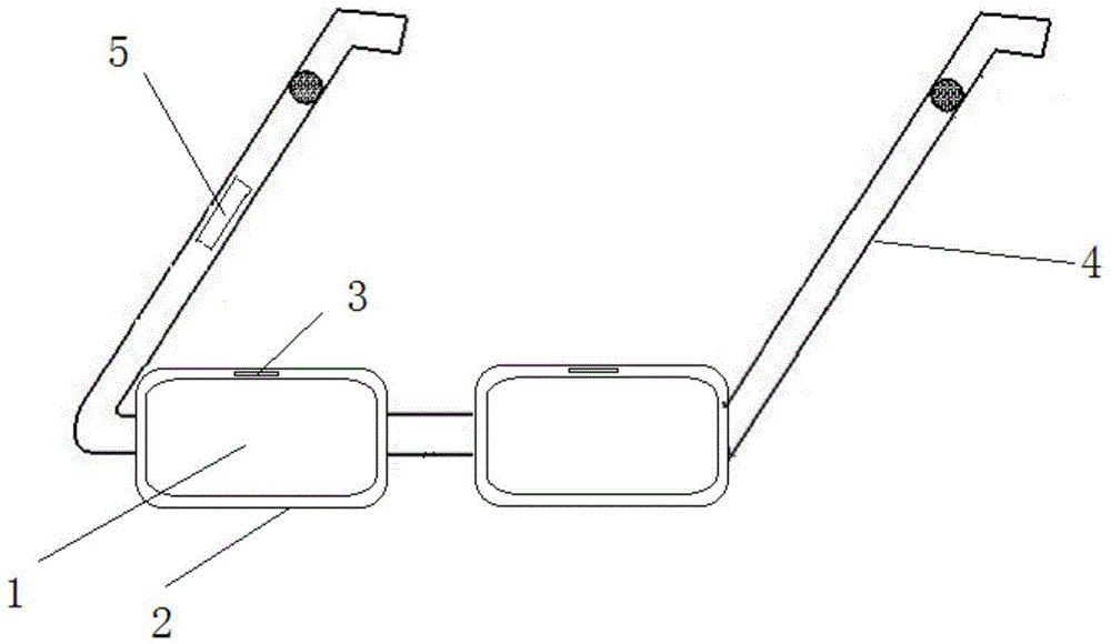 3D glasses with cooling function