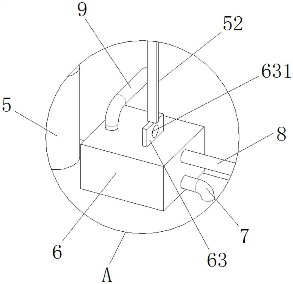 Printing and dyeing temperature adjusting device and method for dope-dyed copper ion fabric