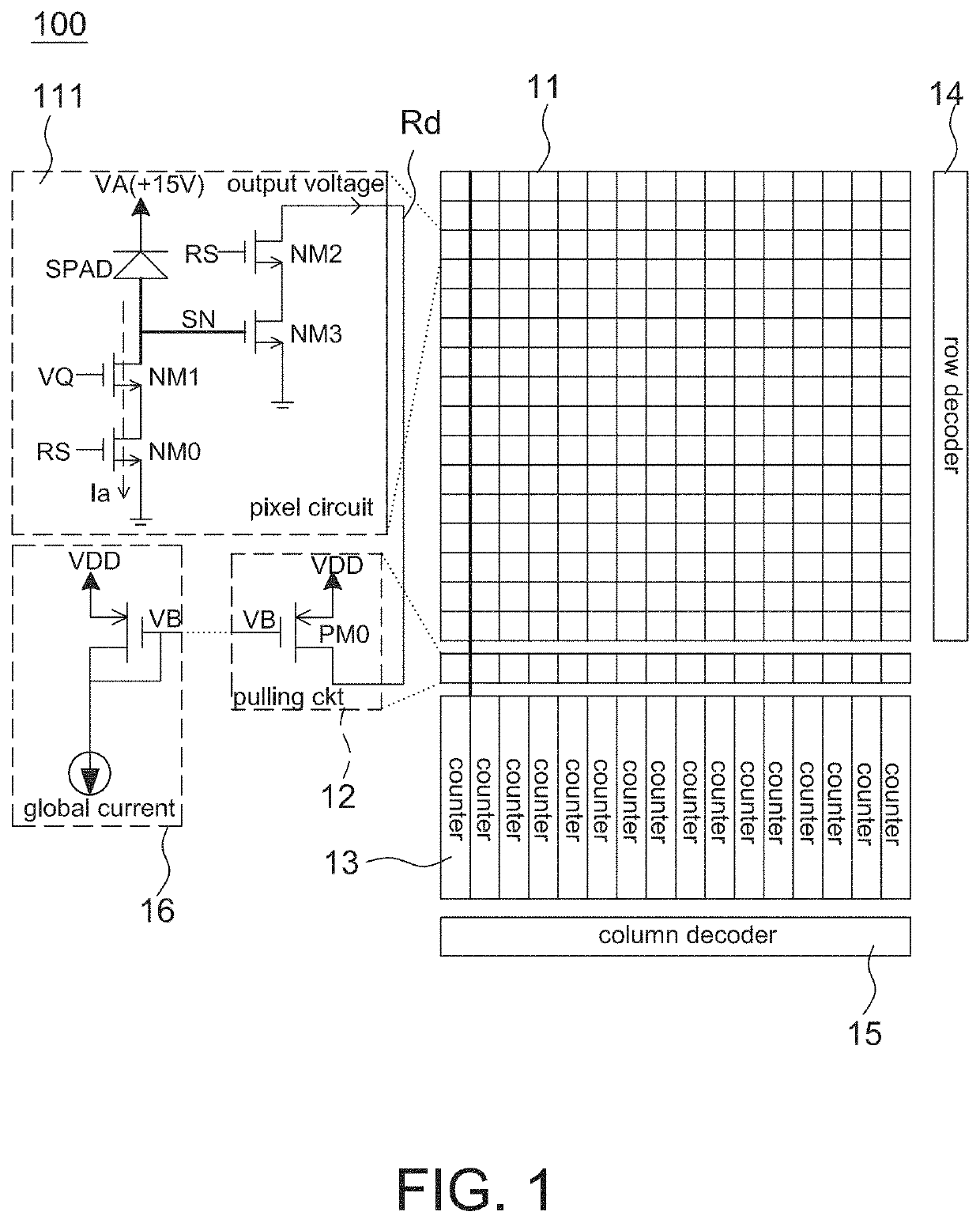 Image sensor employing avalanche diode