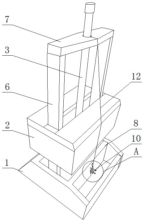 A kind of micro-force stampede type mouse trap