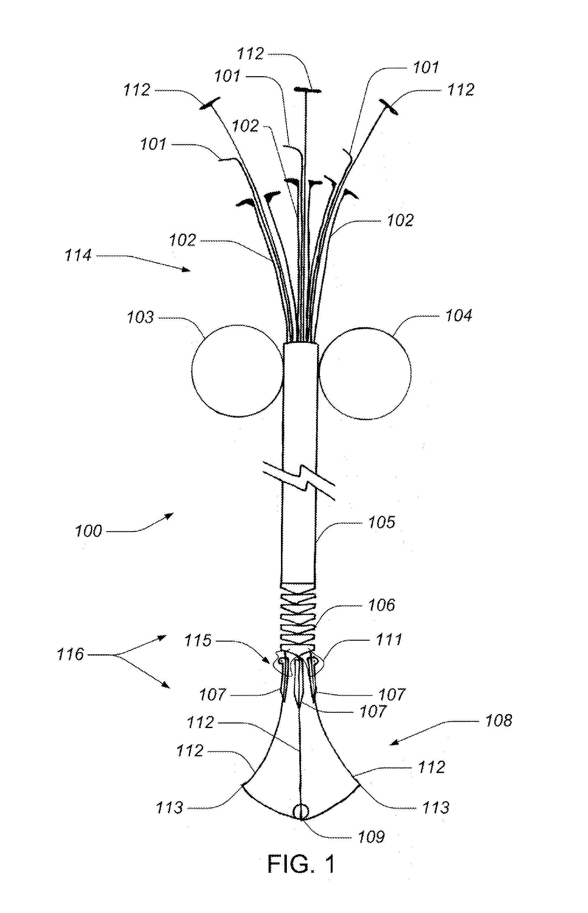 Medical kit for constricting tissue or a bodily orifice, for example, a mitral valve