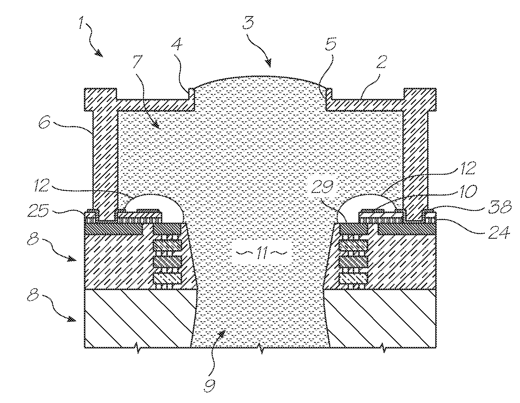 Inkjet printhead with titanium aluminium alloy heater