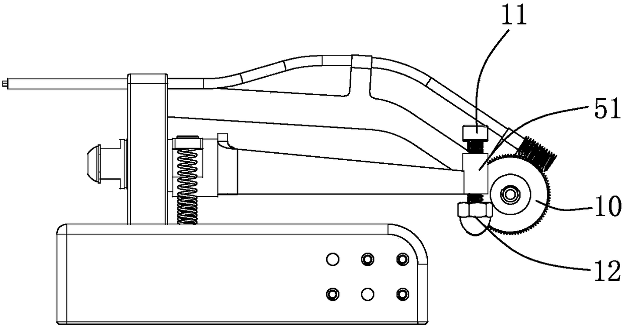 Auxiliary teaching equipment for foreign language shorthand training