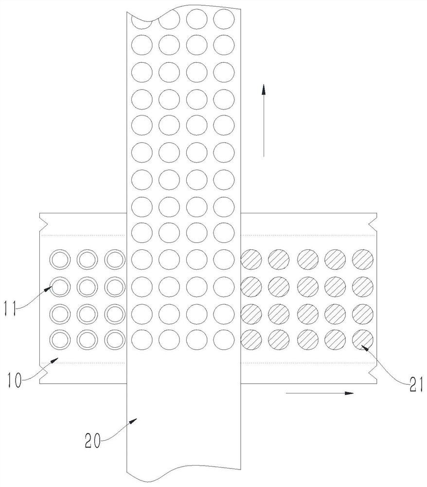 Cutting and gluing method of a ring-shaped metal material