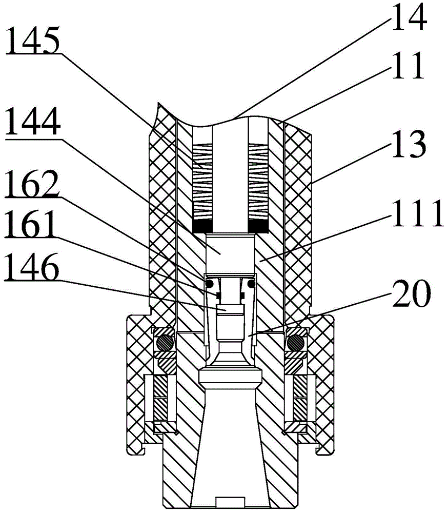 Broach spindle for numerical control vertical drill