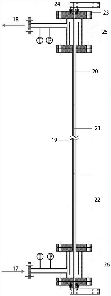 Device and method for single-rod boiling criticality test of nuclear reactor under six-degree-of-freedom motion conditions