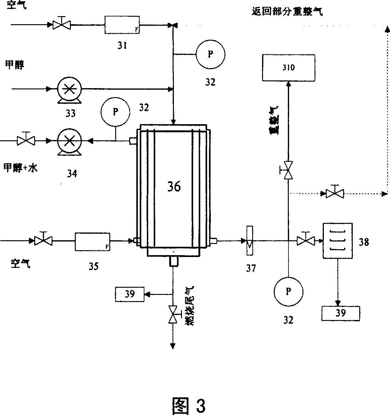 Mini reforming hydrogen-preparation reactor