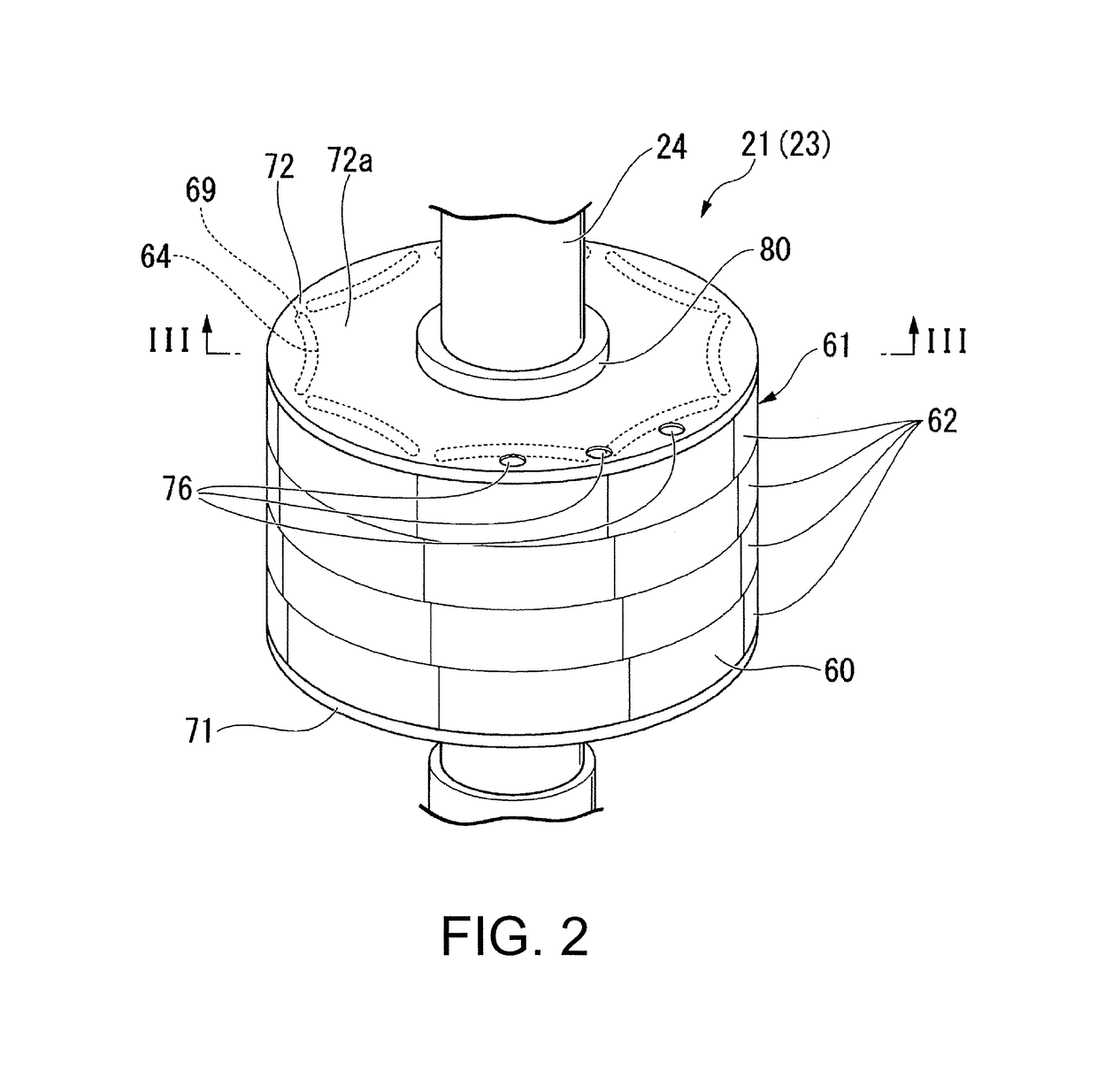 Rotor of rotary electric machine, rotary electric machine, and method of manufacturing rotor of rotary electric machine