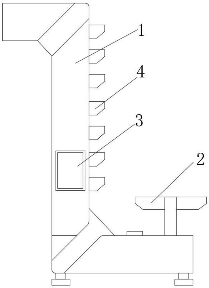 Storing hopper with dust suppression structure for flour lifting transportation