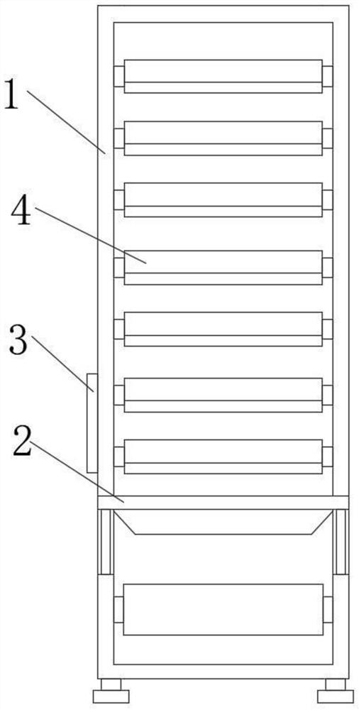 Storing hopper with dust suppression structure for flour lifting transportation