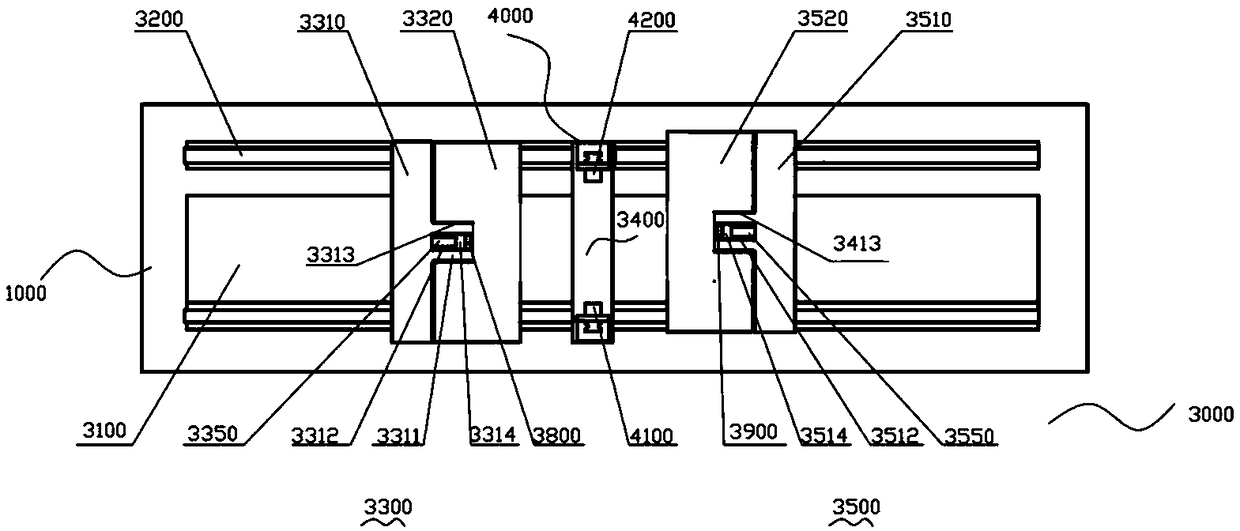 Common-stator large-stroke cross-scale three-degree-of-freedom parallel motion platform