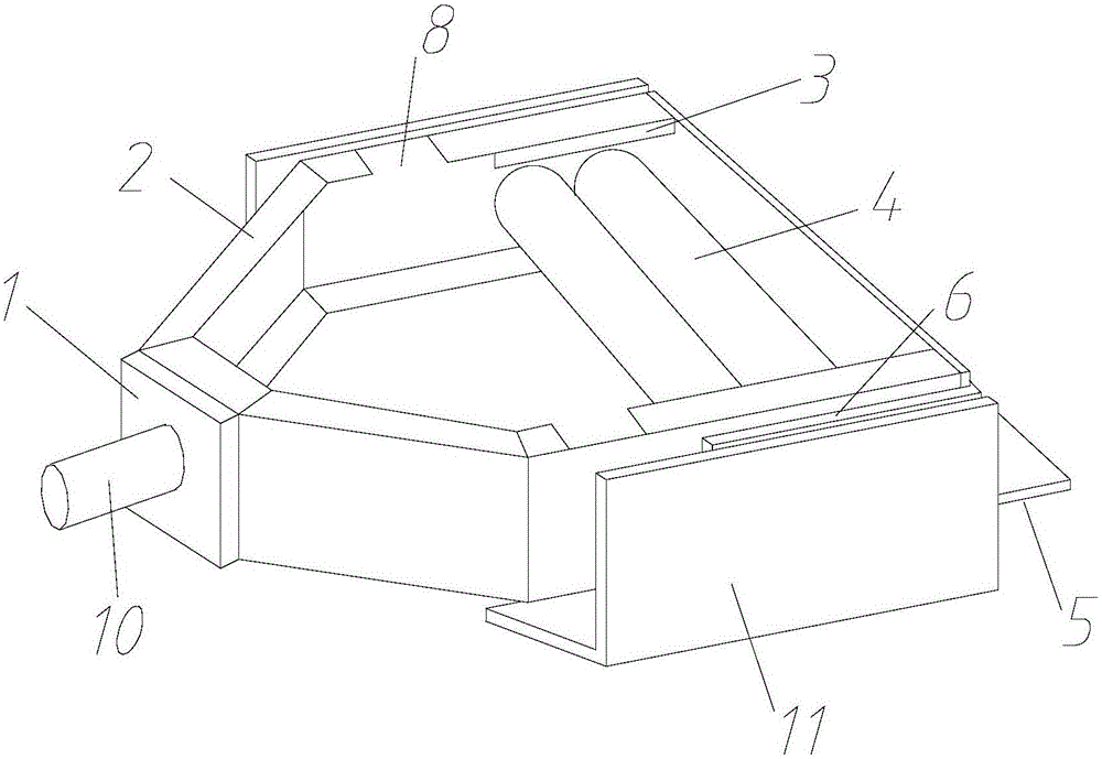 Tensioning device for applying pretensioning force to fiber cloth materials and tensioning method of tensioning device