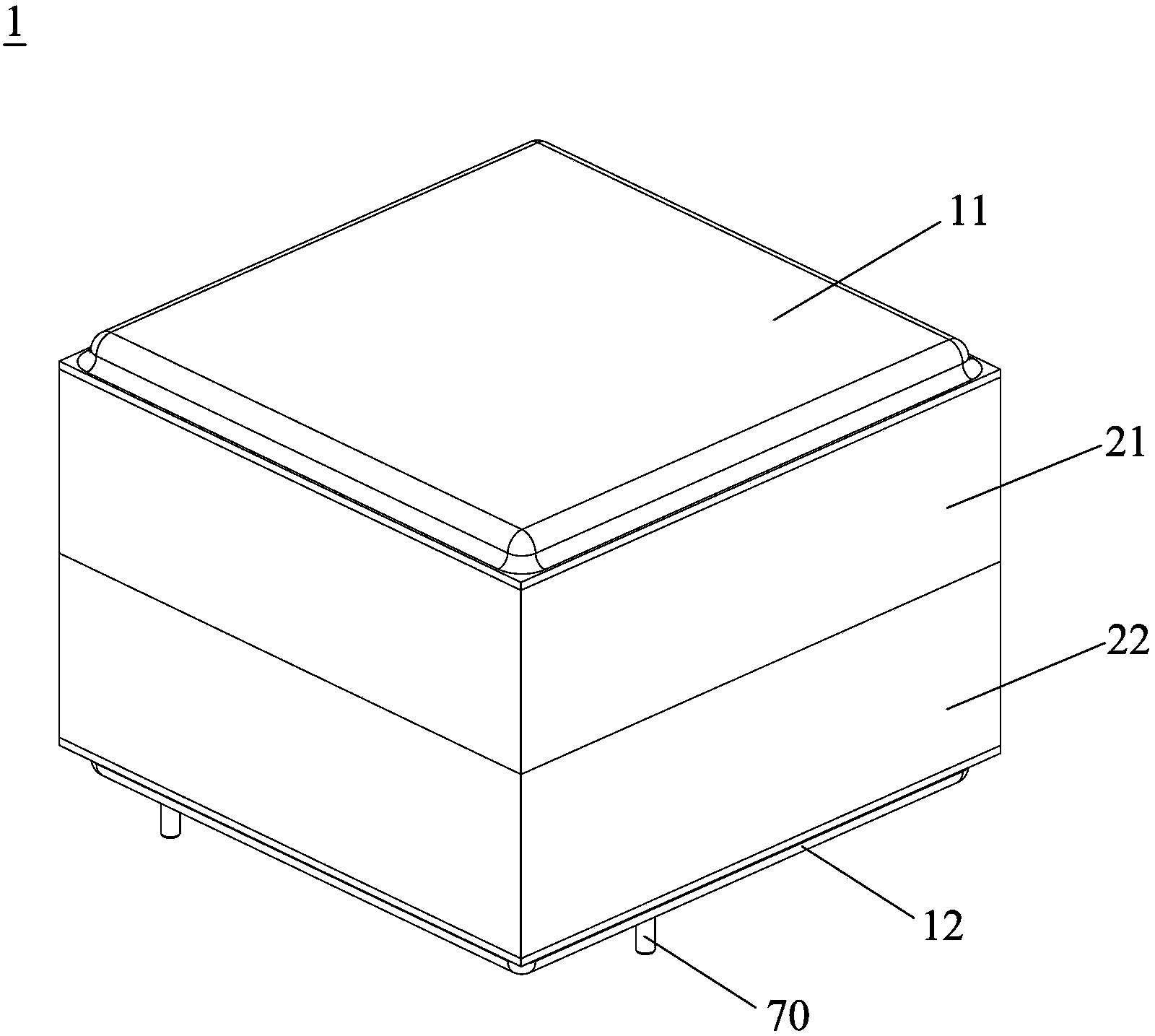 Piezoelectric vibration generating set and manufacturing method thereof