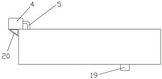 Device for treating sewage tank