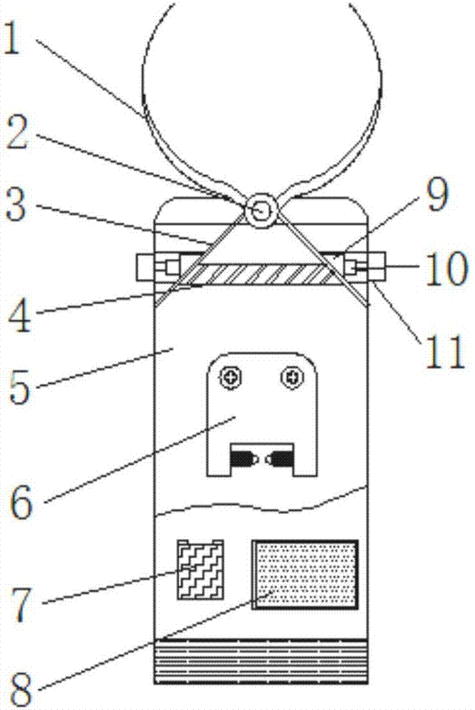 Portable electric leakage safety detection device