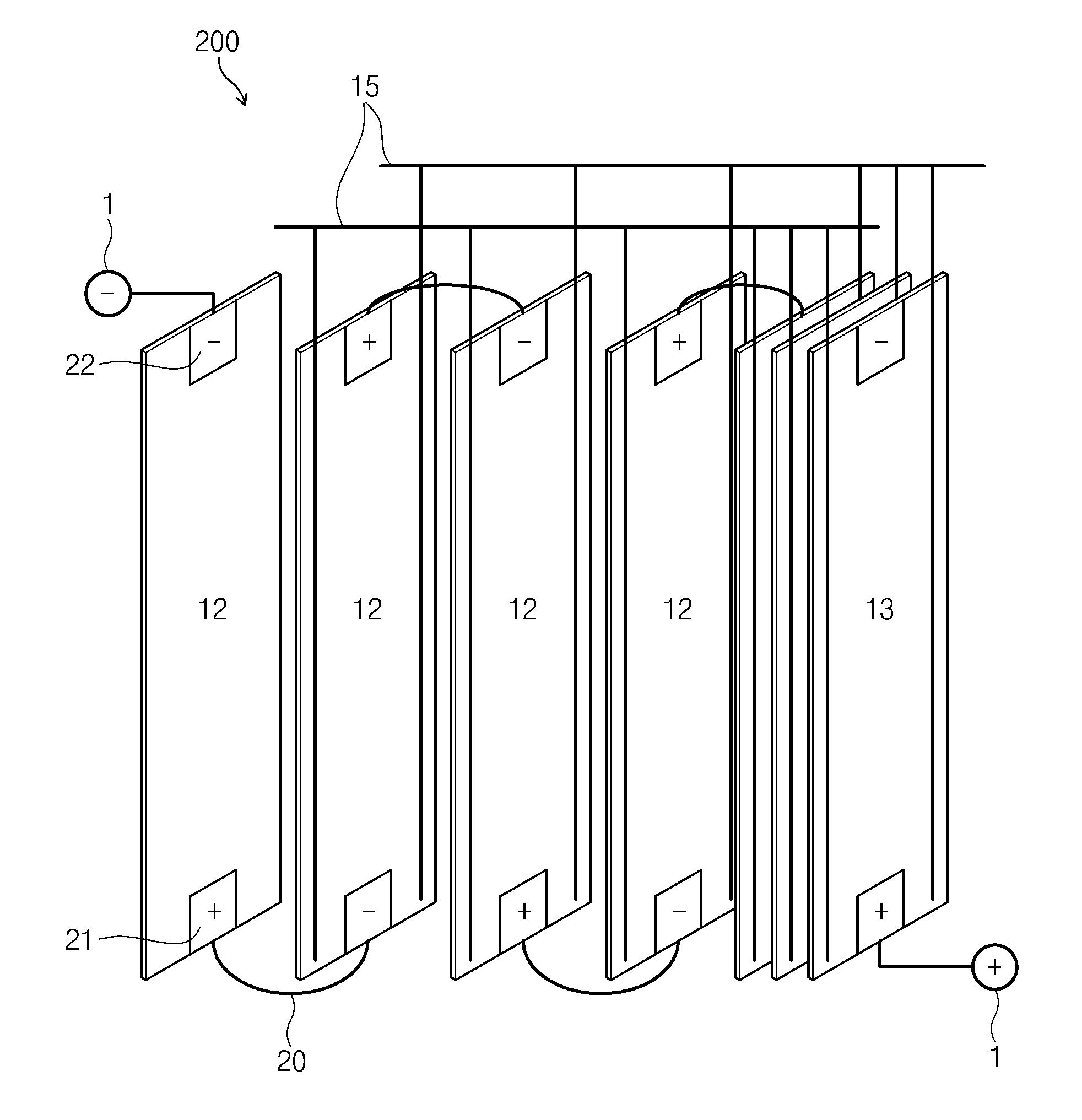 Blind device using solar cells