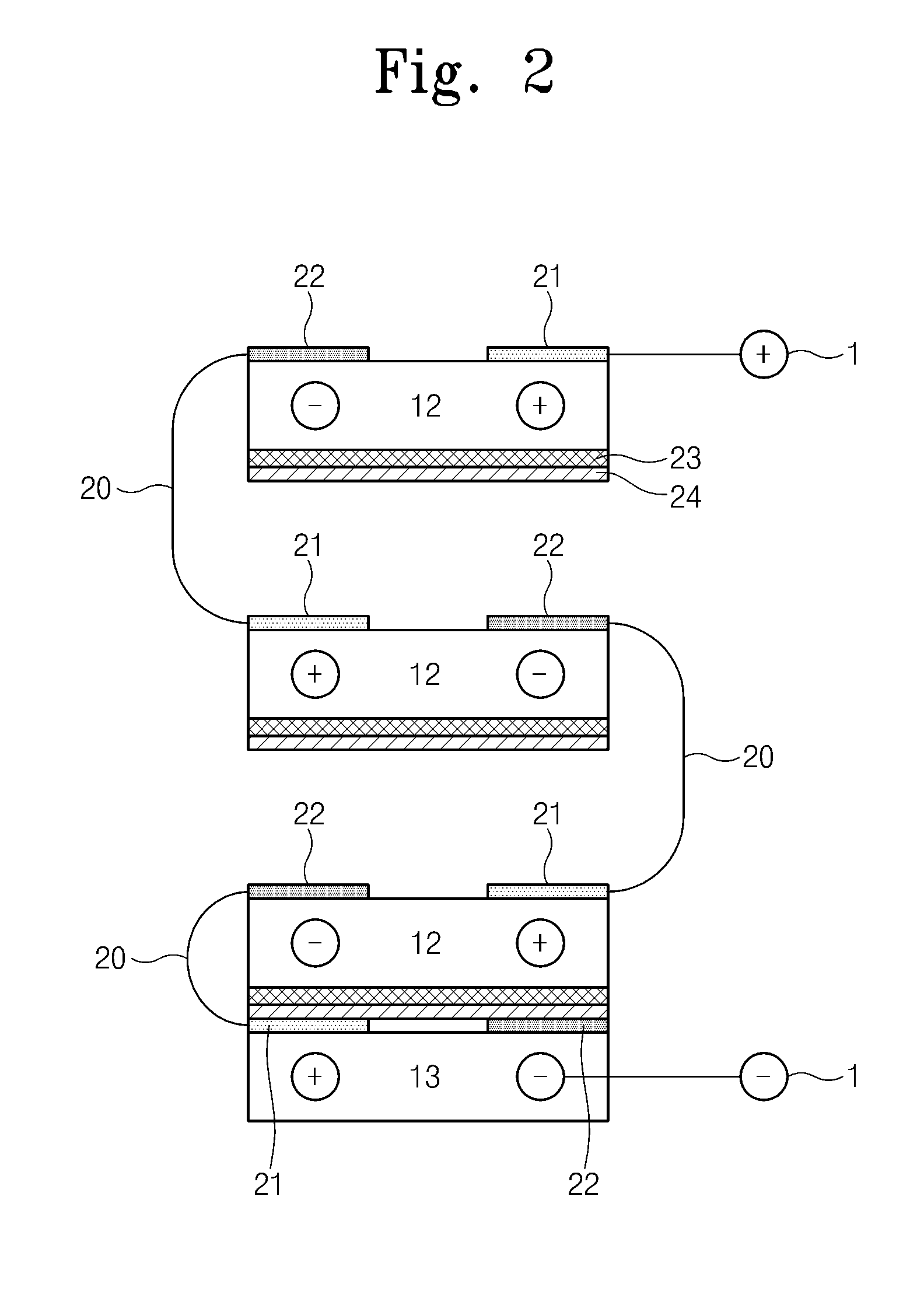 Blind device using solar cells