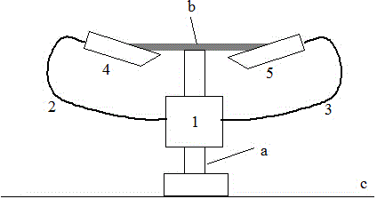 Small high-performance scattering-type visibility measuring device and measuring method thereof