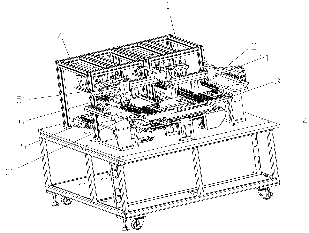 Automatic detection and code-spraying equipment for lithium batteries