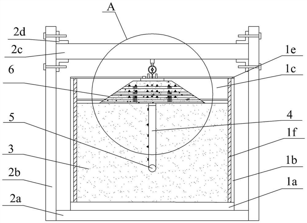 Model test device and test method for high-speed railway subgrade passing through karez