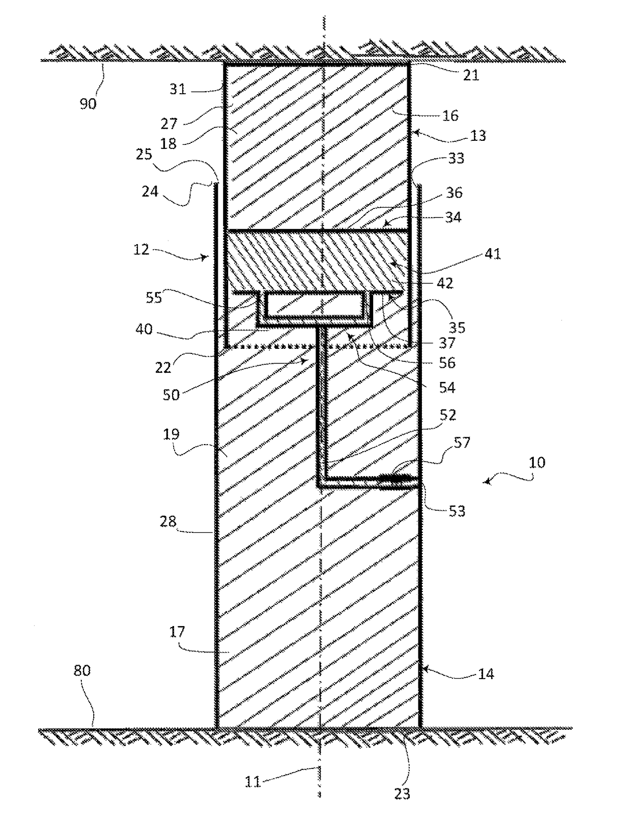 Support for use in mine