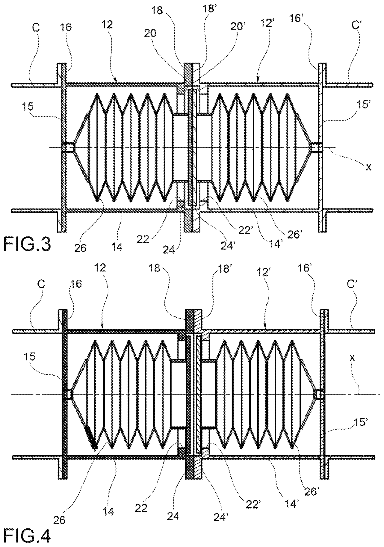 Connection device for fluid circuits