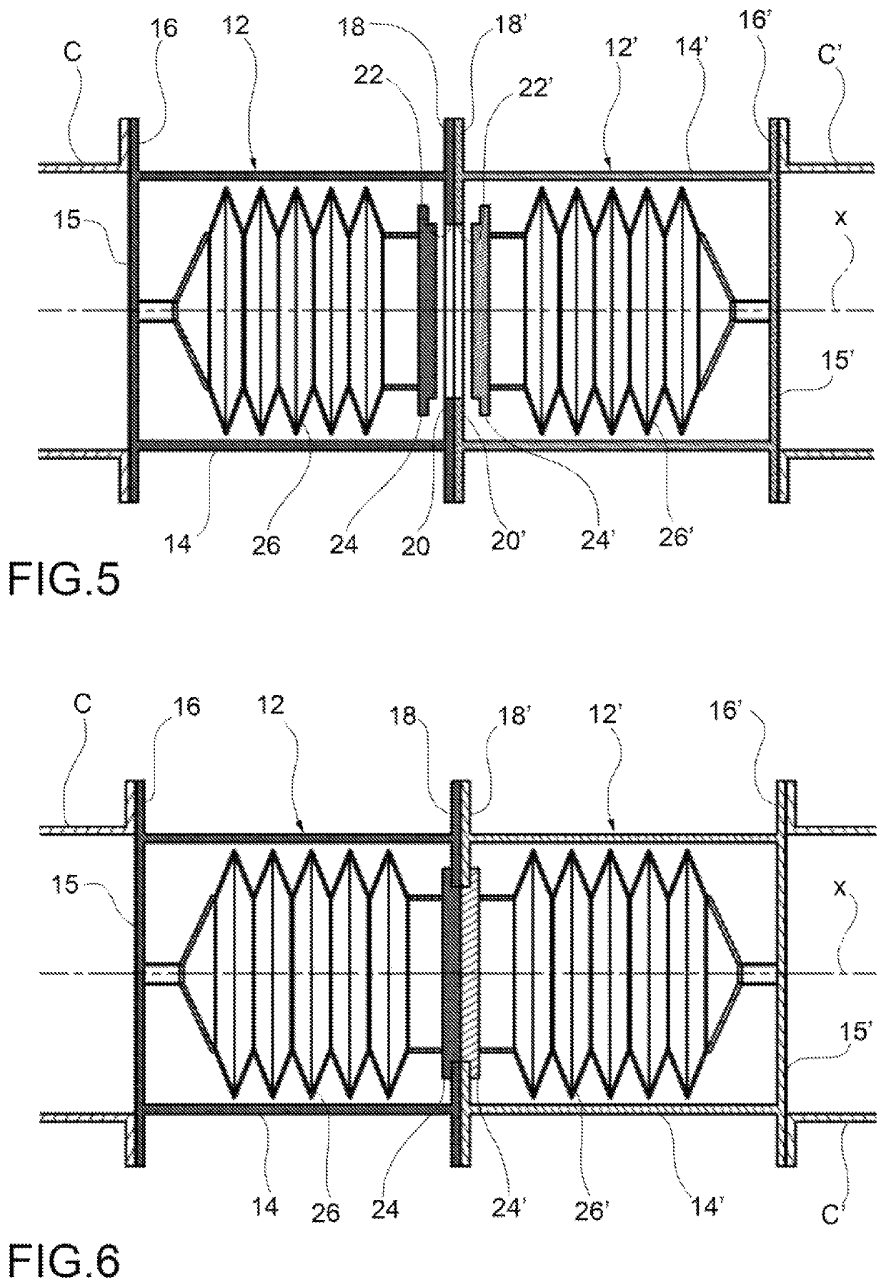 Connection device for fluid circuits