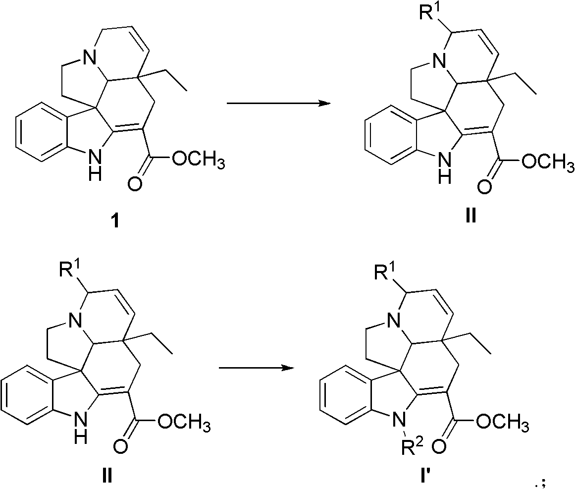 Tabersonine derivative, pharmaceutical compositions, preparing method and medical application thereof