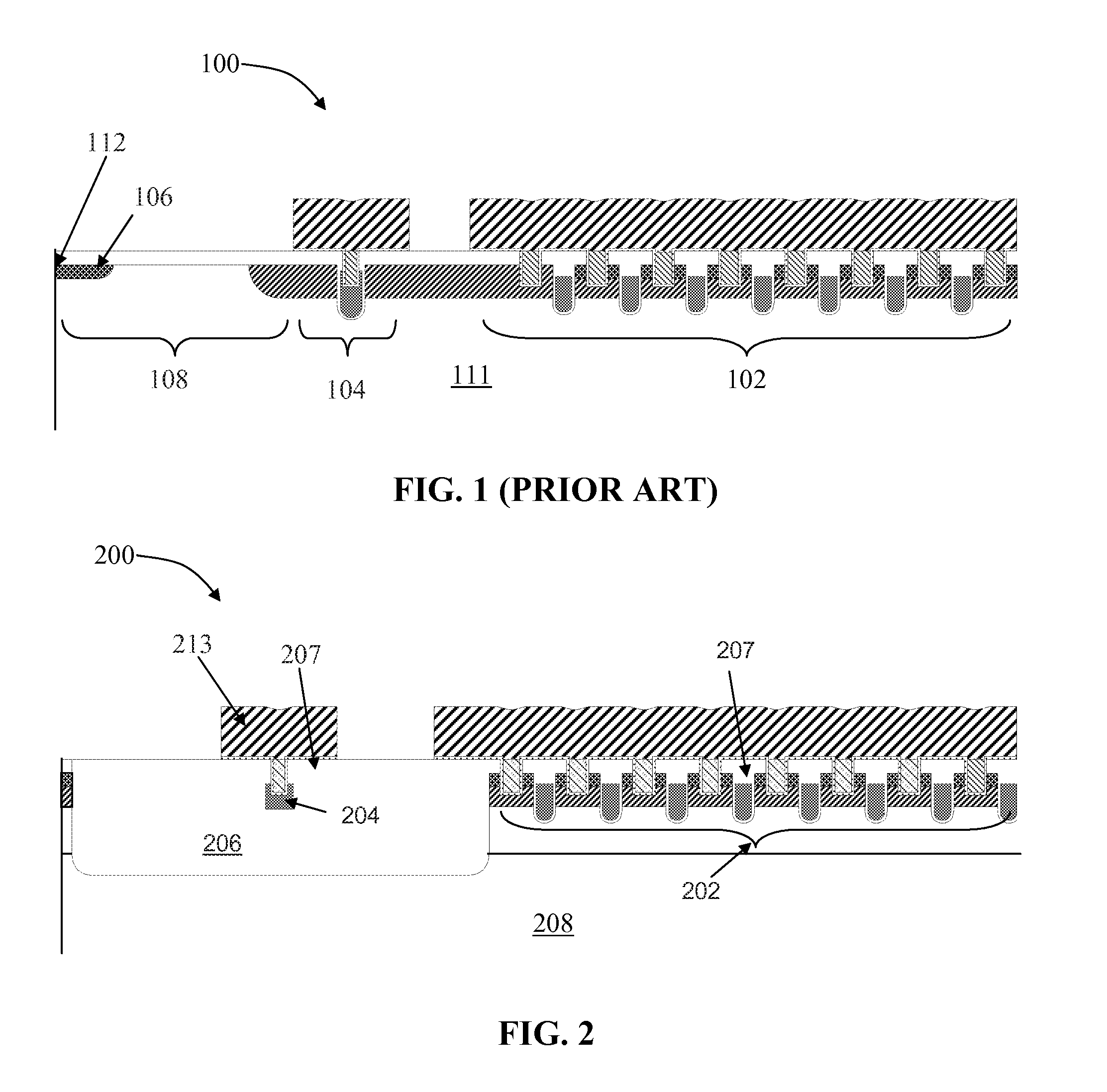 Oxide terminated trench mosfet with three or four masks