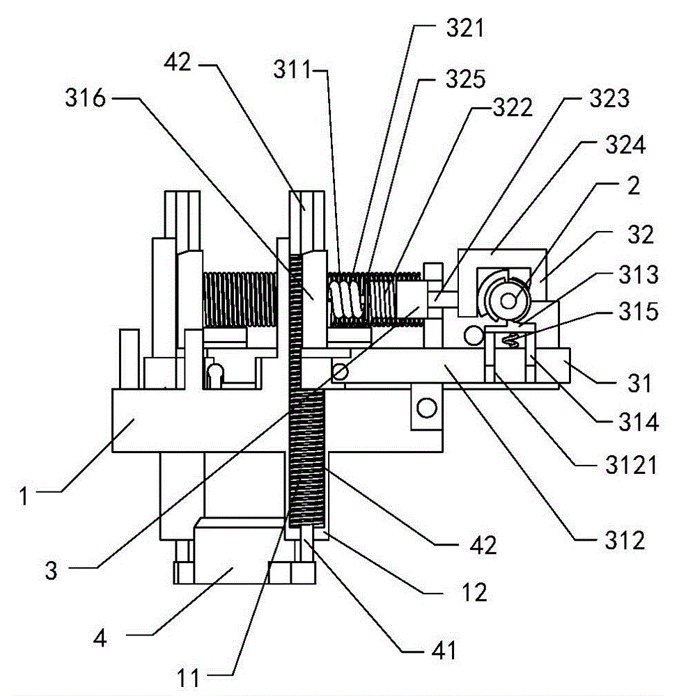 Combustion cylinder piston locking rebound device of split internal combustion engine