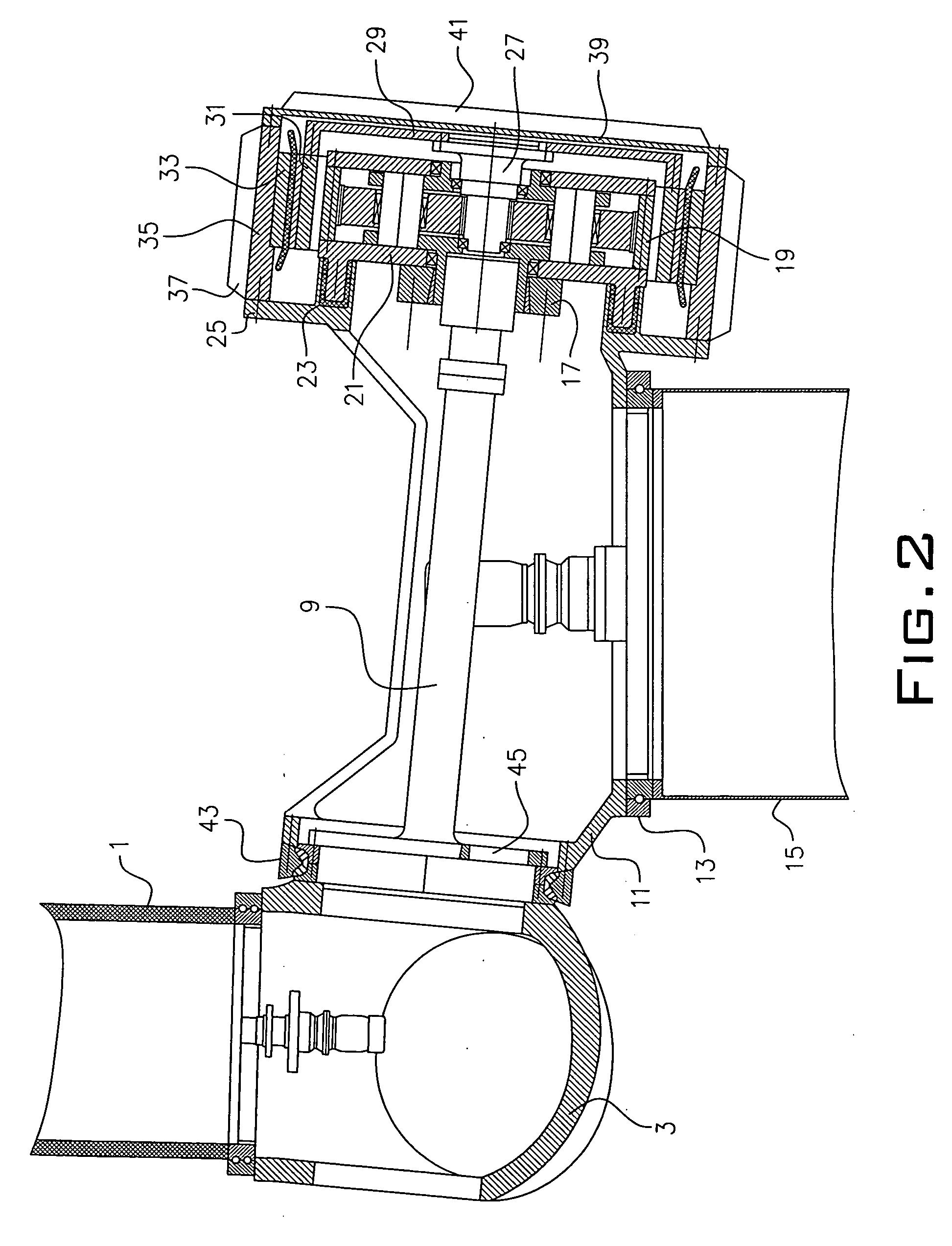 Wind energy installation comprising a concentric gearbox generator arrangement