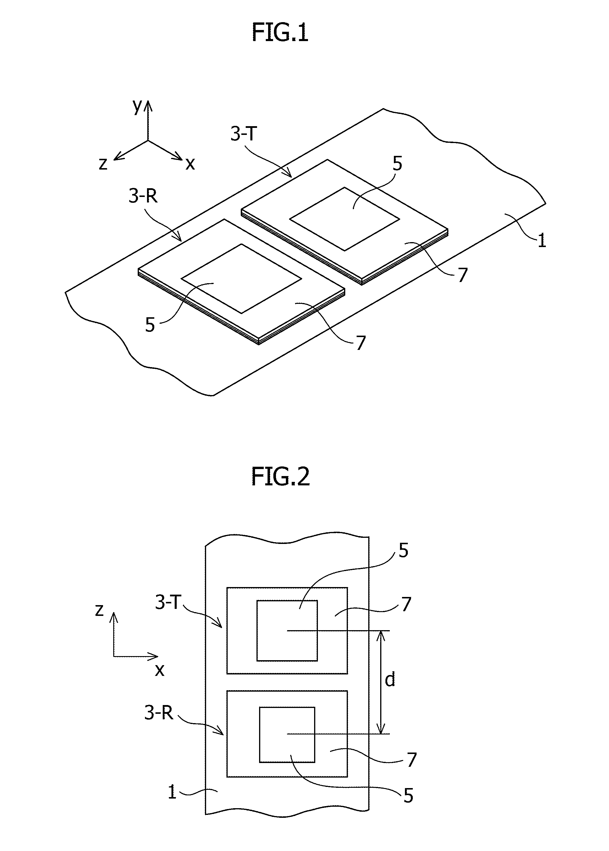 Transmitting-receiving-separated dual-polarization antenna