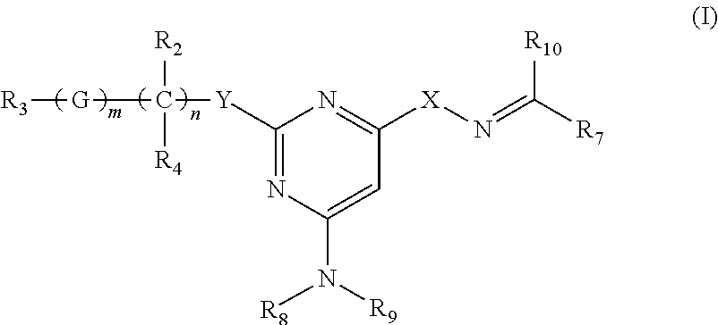 Process for preparing trisubstituted pyrimidine compounds