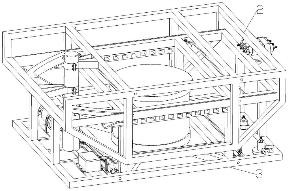 A device and method for measuring gravity near the seabed