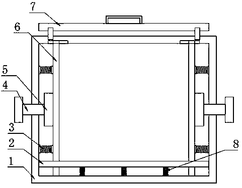 Electronic product transport protection box