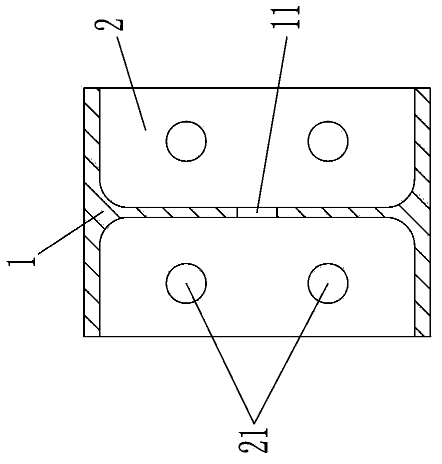 Tie bar for supporting system in high-rigidity integral prestressed fabricated foundation pit support