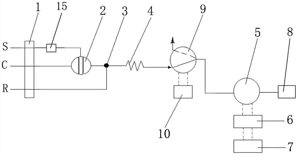 Flow injection analysis device with exhaust function and exhaust method during flow injection analysis