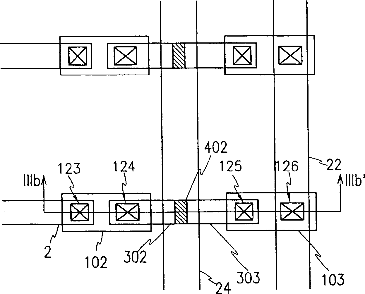 Film transistor array panel with visual checking device and its checking method