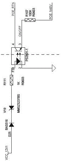 Power source conversion circuit and network camera with same