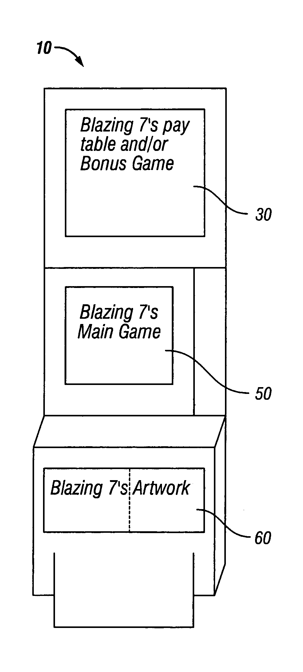 Reconfigurable gaming machine