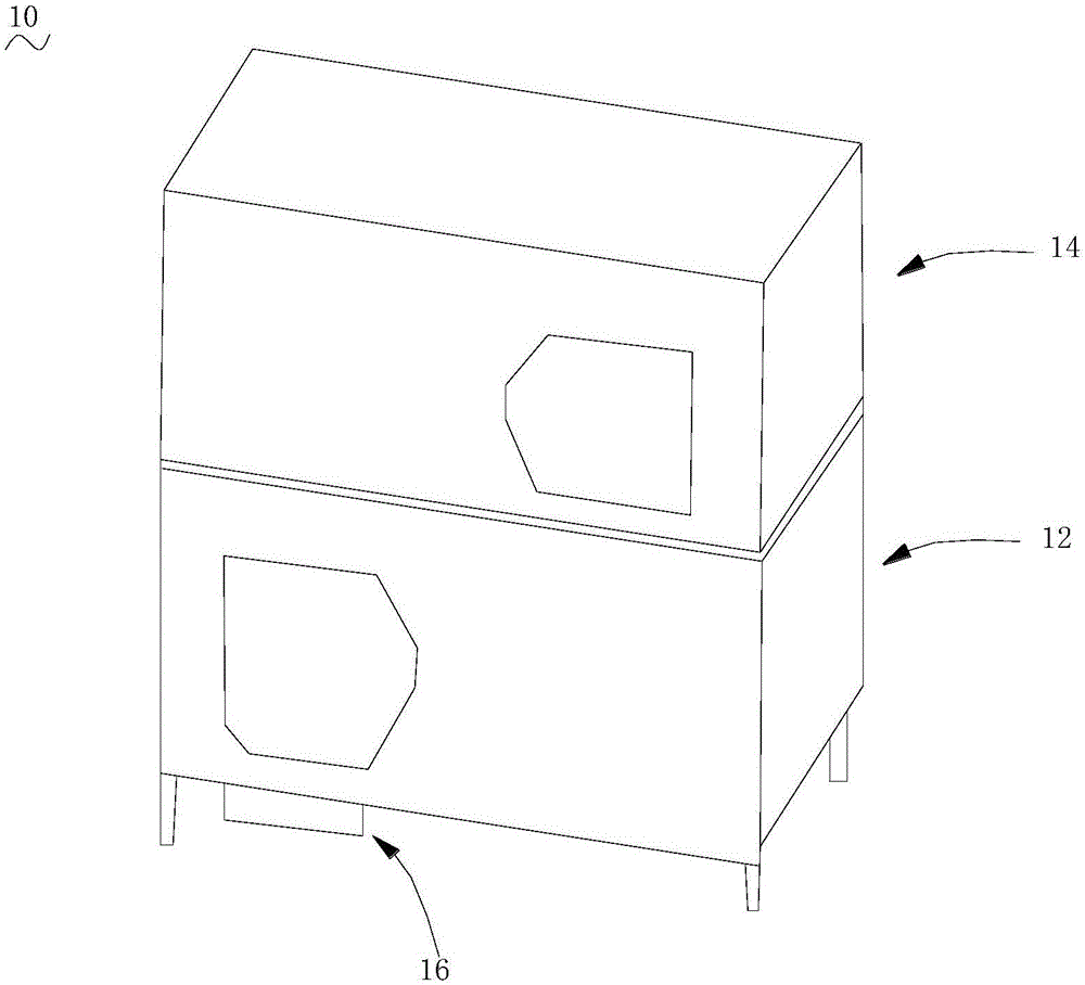 Inflatable convalescent cabin and forming method thereof