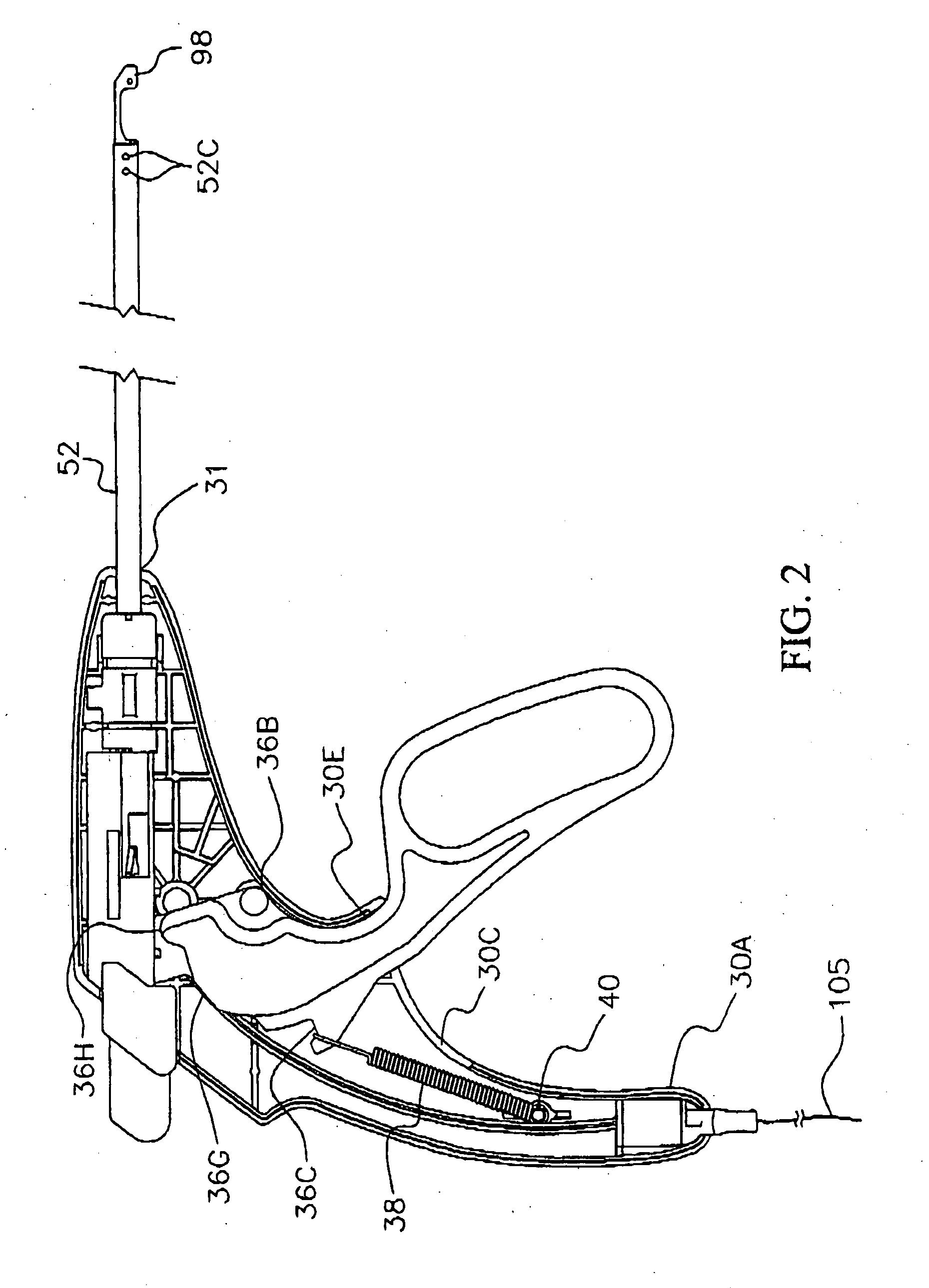 Sew-right running stitch instrument